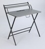 Sato Metal Foldable Study Table in Grey Finish
