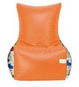 Sattva Animal Printed Kids XXL Chair Bean Bag with Beans in Orange Colour