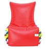 Sattva Cubes Printed Kids XXL Chair Bean Bag with Beans in Red Colour