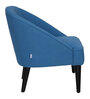 Umag Fabric Barrel Chair in Blue Colour