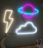 Saturn Plantet Space LED Neon Light- Set of 3