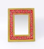 Multicolour Solid Wood Painted Photo Frame