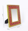 Multicolour Solid Wood Painted Photo Frame