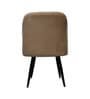 Savannah Bliss Suede Dining Chair In Tan Colour