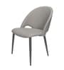 Savona Dining Chair With Metal Legs In White Colour Savona Dining Chair With Metal Legs In White Colour