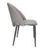 Savona Dining Chair With Metal Legs In White Colour Savona Dining Chair With Metal Legs In White Colour
