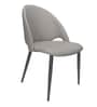 Savona Dining Chair With Metal Legs In White Colour Savona Dining Chair With Metal Legs In White Colour