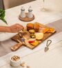 Savora Cheese Board Set Handcrafted Acacia Wood Platter