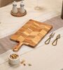 Savora Cheese Board Set Handcrafted Acacia Wood Platter