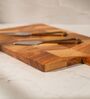 Savora Cheese Board Set Handcrafted Acacia Wood Platter