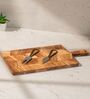 Savora Cheese Board Set Handcrafted Acacia Wood Platter