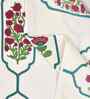Savvy Red Madhuban Floral Waffle Cotton 250 GSM Bath Towel