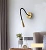 Sawyer 9W Flexible Spot Wall Light Gold & Black Body Warm White LED Adjustable Highlighter Light for Home