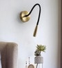 Sawyer 9W Flexible Spot Wall Light Gold & Black Body Warm White LED Adjustable Highlighter Light for Home