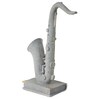 Saxophone Beige Polyresin Table Accent