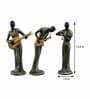 Saxophone Lady Polyresin Figurine