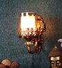 Saye Gold Iron Wall Light