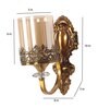 Saye Gold Iron Wall Light
