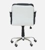 Sayl Leatherette Executive Chair In Black & white Colour