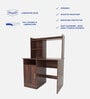 Sayoko Hutch Desk in Columbia Walnut Finish