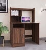Sayoko Hutch Desk in Columbia Walnut Finish
