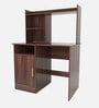 Sayoko Hutch Desk in Columbia Walnut Finish