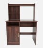 Sayoko Hutch Desk in Columbia Walnut Finish