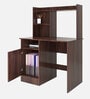 Sayoko Hutch Desk in Columbia Walnut Finish