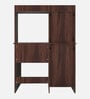 Sayoko Hutch Desk in Columbia Walnut Finish