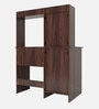 Sayoko Hutch Desk in Columbia Walnut Finish