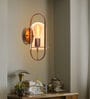 Diagon Brass Glass and Metal Novelty Wall Light