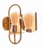 Diagon Brass Glass and Metal Novelty Wall Light