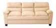 Ebony  Fabric 3 Seater Sofa in Beige Colour