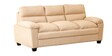 Ebony  Fabric 3 Seater Sofa in Beige Colour