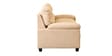 Ebony  Fabric 3 Seater Sofa in Beige Colour