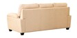 Ebony  Fabric 3 Seater Sofa in Beige Colour