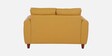 Scott Leatherette 2 Seater Sofa In Husky Yellow Colour
