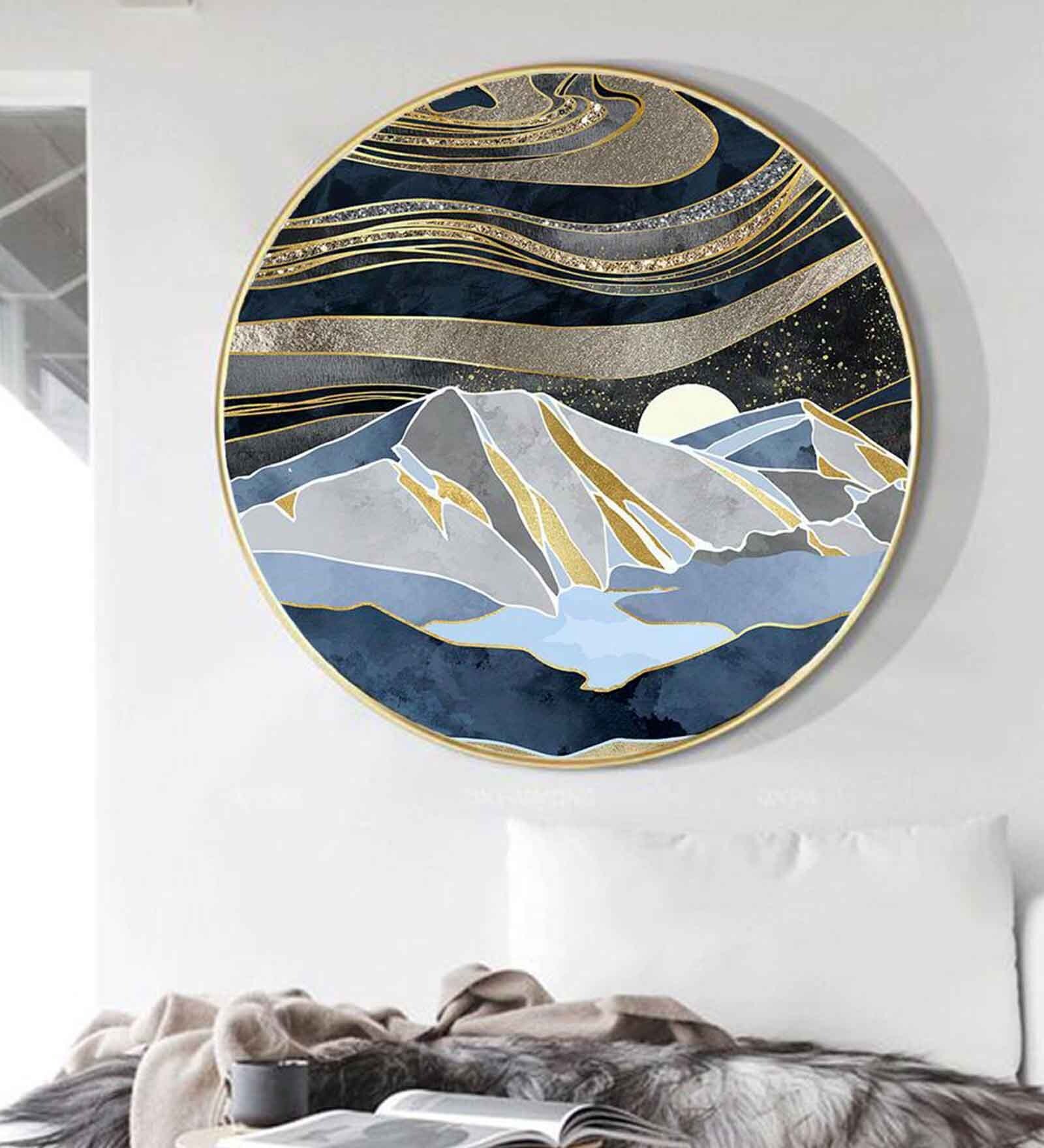 Scape Canvas Art Prints In Golden