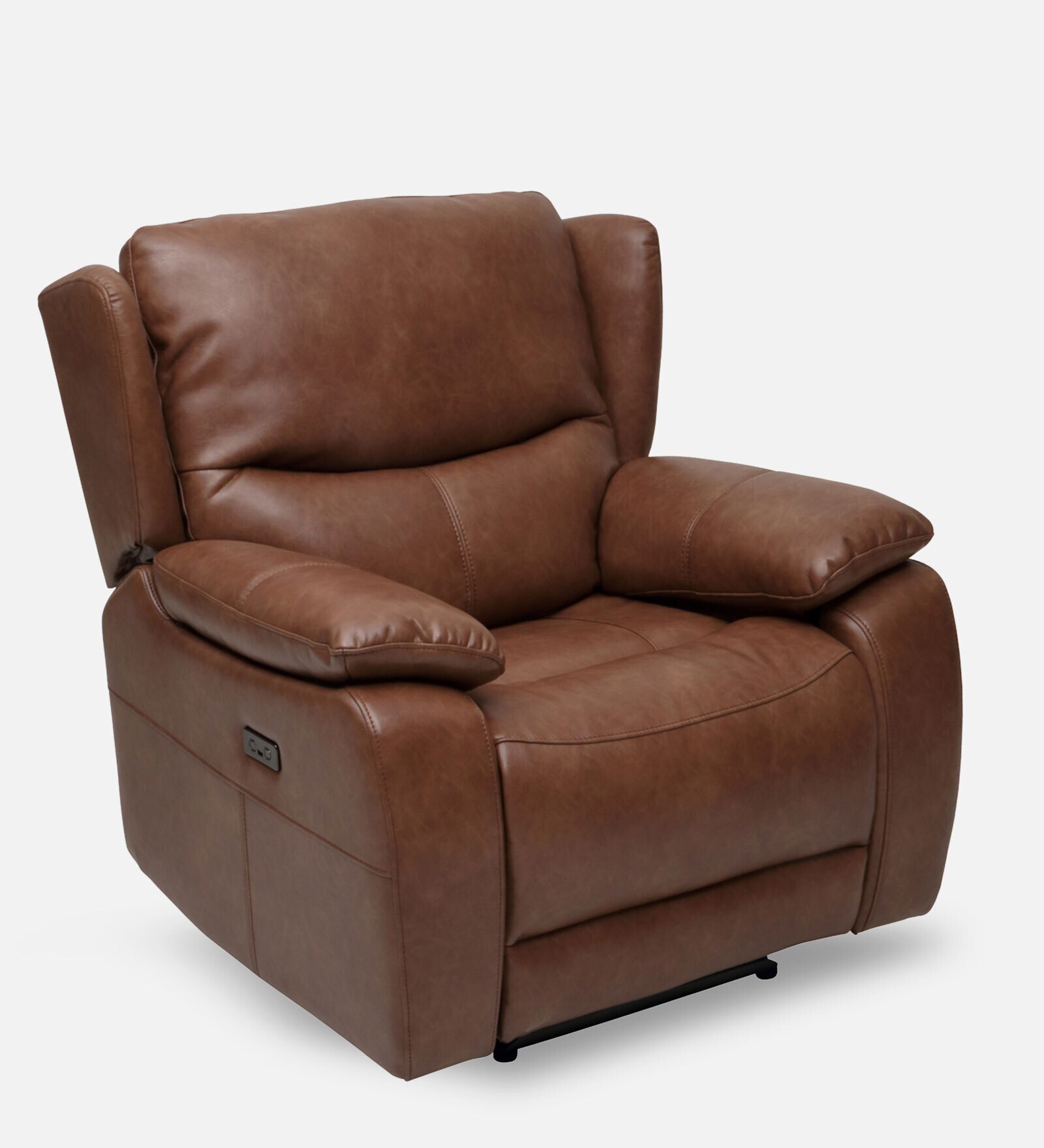 Scarlet 1 Seater Recliner in Tan Brown Colour