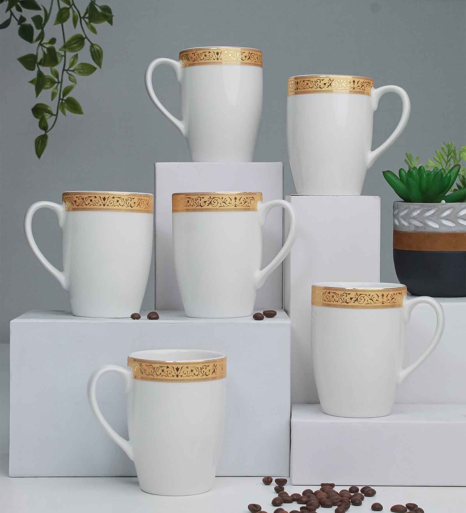 Scarlet Mug 230ml Set of 6 Ivory