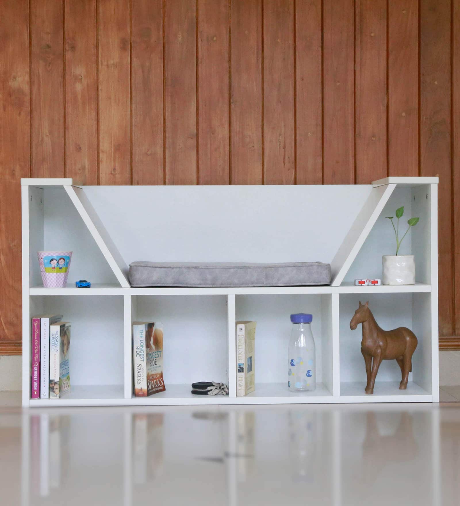 Scholar Bookshelf with Reading Nook