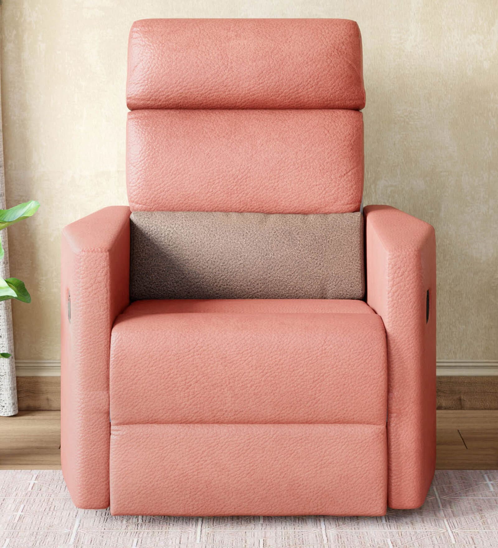 Scout Pro Fabric 1 Seater Recliner In Earth Colour