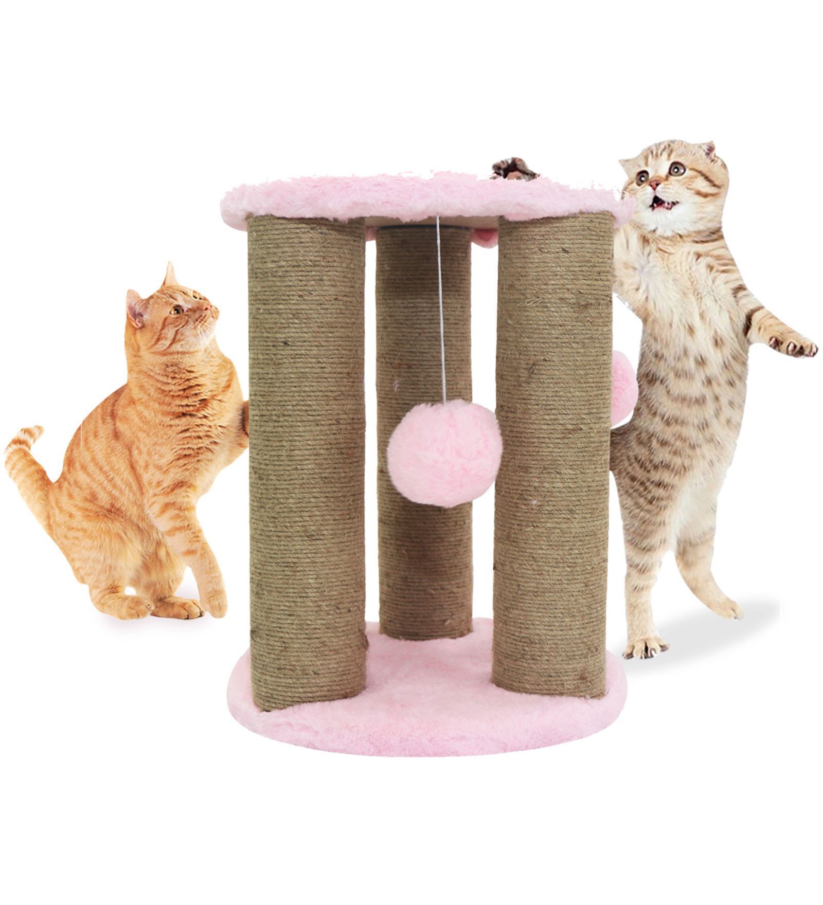 Buy Scratching Post Pink MDF & Rope Scratching Post at 53% OFF by ...