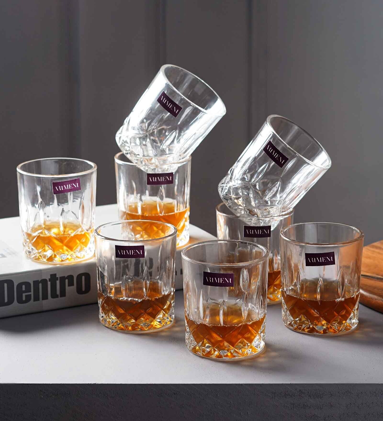 Sculpted Tumbler 4 Whiskey Glasses Gift Box (230 ml)
