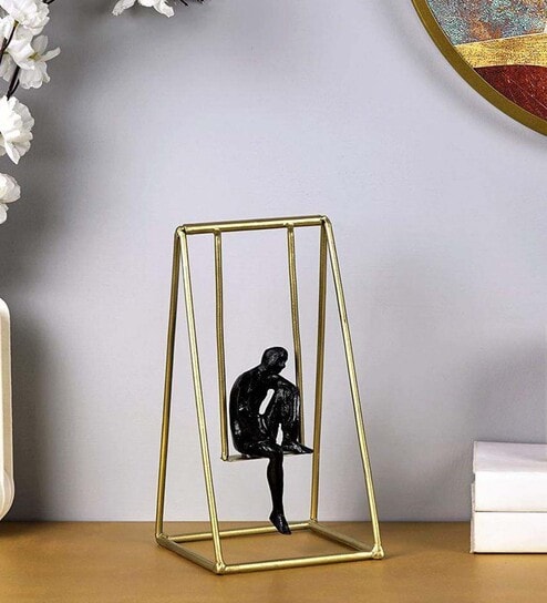 Scholar Deep in Thought Resin Human Figurine by The Artment