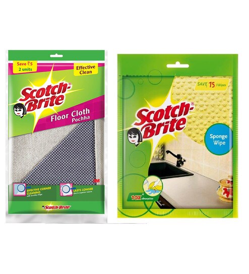 Buy Scotch Brite Poccha Wipe Combo Online Wipes Housekeeping