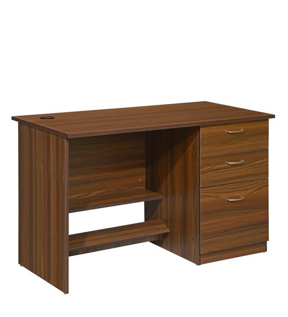 Buy Scholar Office Table in Brown Colour by home Online Work