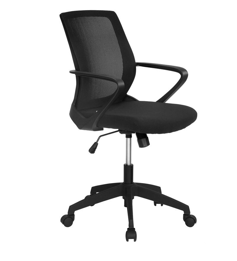 nilkamal scoop mid back office chair