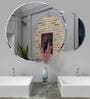 Scandinavian Frameless Beveled Circular Wall Mirror