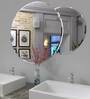 Scandinavian Frameless Beveled Circular Wall Mirror